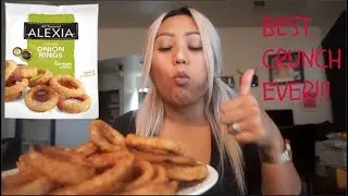 ALEXIS ONION RINGS/INSANE CRUNCH|MUKBANG|EATINGSHOW|LALALOVES