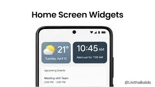 &ldquo;Android Home Screen Widgets in Flutter  || Beginner guide