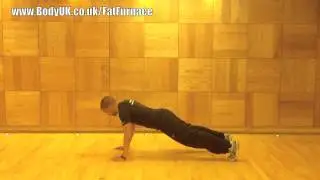 Jem demonstrates the Press-Up|Bootcamp Surrey