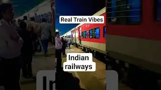 Indian Railway Journey 🚆 | Station Scenes & Travel Vibes #Shorts #train