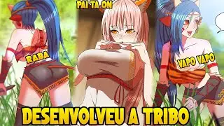 ELE MAL VIROU REI E JÁ TEM QUE EVOLUIR A TRIBO PRIMITIVA PARA O REINO SUPREMO | Recap Manhwa (1-13)