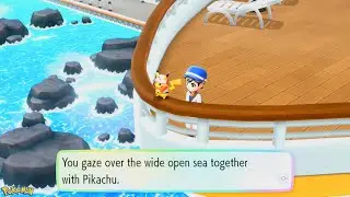 Pok&eacute;mon let's Go Pikachu | Ride onto S.S Anne Ship! Blue & Trace appear, Challenge All!