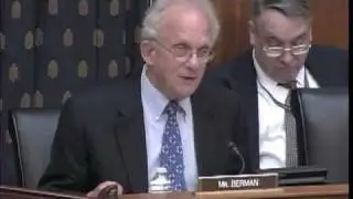 Congressman Berman Discusses the Need to Create Jobs Through Increased Export Promotion