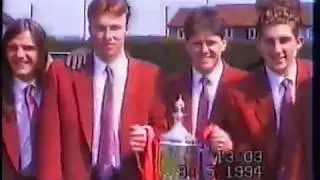 DISS TOWN FC FA VASE WINNERS 1994 - THE TROPHY PARADE
