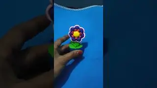 cute mini flower with super clay #diy #artscraft  #shorts #claycrafts #handmade #clayideas #viral