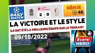 HARD LEVEL !! Sporting Charleroi/Standard de Li&egrave;ge - Score Hero 2 - Daily Match 9 octobre