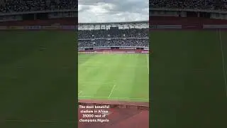 Africa's Breathtaking  Africa's Breathtaking Stadium: 35k Nest #soccer #sports #Nigeria