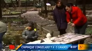 Chipinque congelado y a menos 5 grados