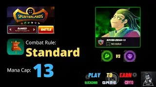 Splinterlands | Newbie Guide | Winning Cards | Ranked Battle # 1 | Play to Earn 🤑