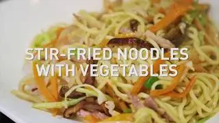 Stir-Fried Noodles and Vegetables | Taiwanese Cuisine