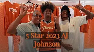 ⭐️ 5 Star Texas Commit AJ Johnson Lost Tapes Freshman SZN. ESPN Top 100 Ranked.
