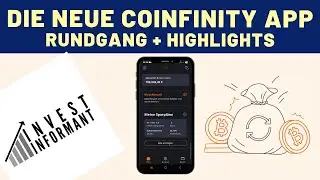The Coinfinity 📱 app with a new look 🔎 | Tour | Simply explained | German