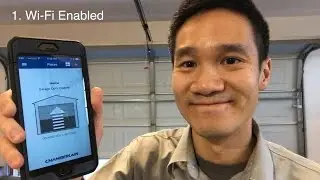 VLOG#005 - Chamberlain WD1000WF (HD950WF LW9000WF) Wi-Fi Garage Door Opener - Review (fav features)