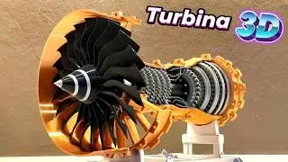 ESTÁ VIVA!! ...LA IMPRESIONANTE TURBINA DEL AIRBUS A380, IMPRESA EN 3D