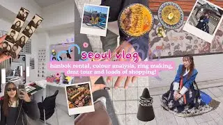 seoul vlog 🛍️🇰🇷💄 || couple's korea trip with loads of shopping!! colour analysis, ring making