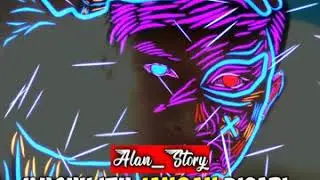 Viral Quotes Avee Player Line Art Glow