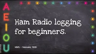 HAM Logging for Beginners
