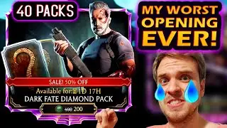 MK Mobile. I Opened 40 Dark Fate Packs. This Will Make You Cry! My Worst Pack Opening Ever!