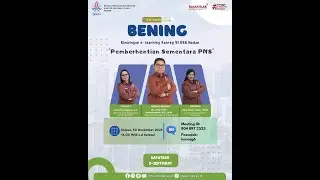 Bimbingan e-Learning (BENING) Manajemen Aparatur Sipil Negara (ASN)