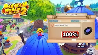 Pac-Man World 2 Re-PAC - Pac-Village 100% (All Fruits & Trophies)