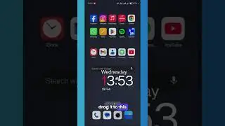 HOW TO CHANGE THE CLOCK POSITION IN HOME SCREEN