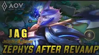 zephys aov gameplay।AoV : zephys revamp gameplay - arena of valor