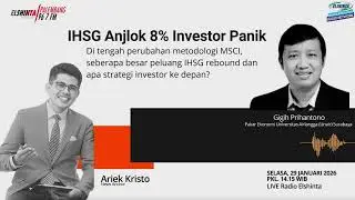 IHSG Anjlok 8 % Investor Panik