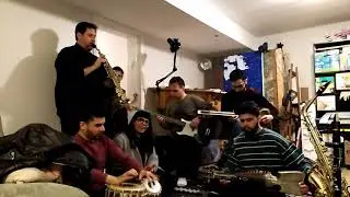 Ensemble Topaz announcing their performance for Sur Sangum Foundation