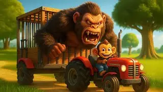 Gorilla Steals the Food! Monkey's Smart Plan Saves the Day | Life Could Be a Dream Monkey 🐒