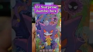151 Surprise jumbo Booster Box Opening #pokemon #pokemontcg