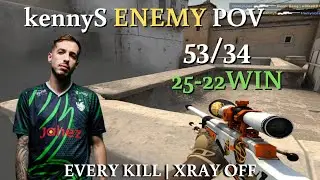 kennyS Insane 53KILLS Playing Dust2 On FACEIT! CSGO ENEMY POV