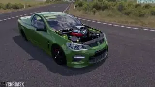 Forza Horizon 3 Mods - Blown HSV Maloo GTS / Blown VK Commodore Burnouts With Realistic Smoke Mod!
