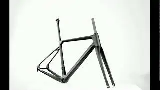 Carbon gravel bike frameset LCG010-D | LightCarbon.com #carbon gravel bike frameset