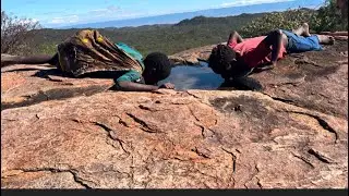 The Hadzabe tribe are hunter gatherers found ni Tanzania , Africa, and today they eat monkeys, see