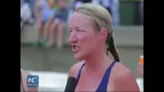 Braving the currents: Manly ocean swim