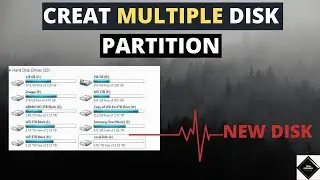 How to create disk partition on windows | create multiple disk !!!