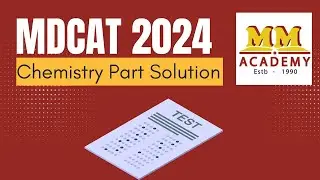 MDCAT 2024 EXAM Question Solution | Chemistry