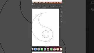 Illustrator Tutorial yin yang☯️ #illustration #adobe #adobeillustrator #yinyang  #vector #learning