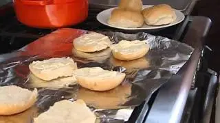 The Cooking Mom's Hot Ham and Cheese Sandwiches