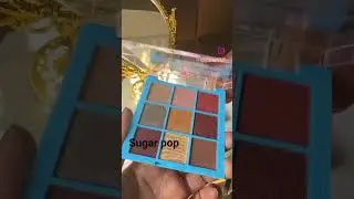 eyeshadow palette 👌&hearts;️###products ✨sugar pop