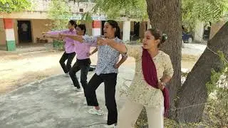 Basic Self Defence Training at Govt College Lunawas Bhakar By Master Trainer of Jodhpur Police