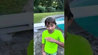 Using a pool as a water slide