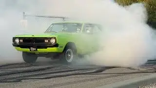 Big Three Burnouts. Ford, Mopar and Chevy