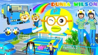 Yuta Kumpul Bayi Pororo Naik Bus 😍 Rumah Yuta Jadi Markas Pororo 😍🤩 Yuta Mio Main Game Penguin