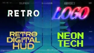 91 Retro Wave Text Pack 5