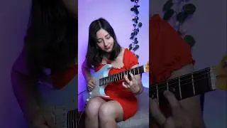 Deep Purple - Burn (Guitar Solo Cover By Juliana Wilson) 🎸🔥