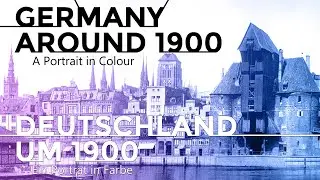 A Lost Land: Germany around 1900. Blue Danube by Strauss. Daily life in color.