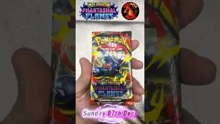 Pok&eacute;mon Mega Evolution Phantasmal Flames (PFL) Pack Opening Sunday 07th December Pack 1/1