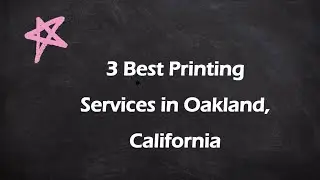 3 Best Printing Services in Oakland, California | Print Shops