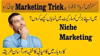 Niche Marketing for Small Business | Marketing Tips for Small Business in Urdu/Hindi